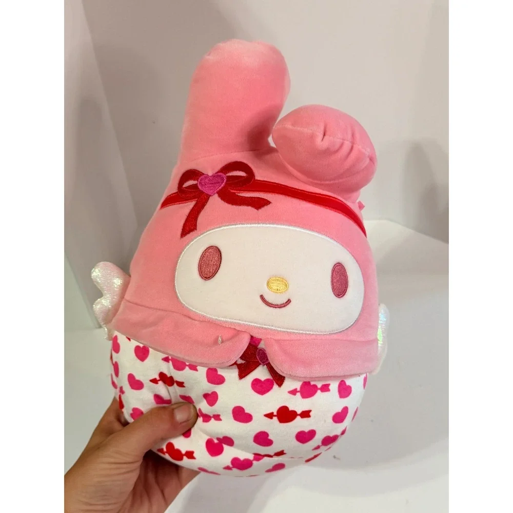 Squishmallows Sanrio My Melody Valentine Heart Wings Pink Plush 8 Inch Kellytoy